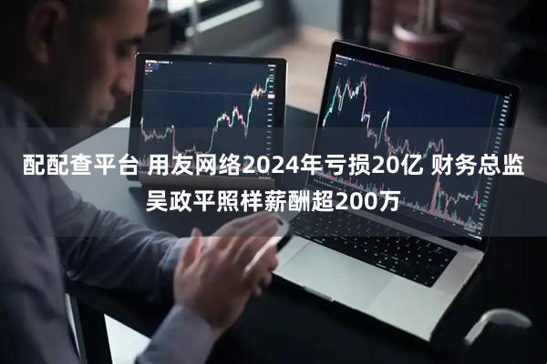 配配查平台 用友网络2024年亏损20亿 财务总监吴政平照样薪酬超200万